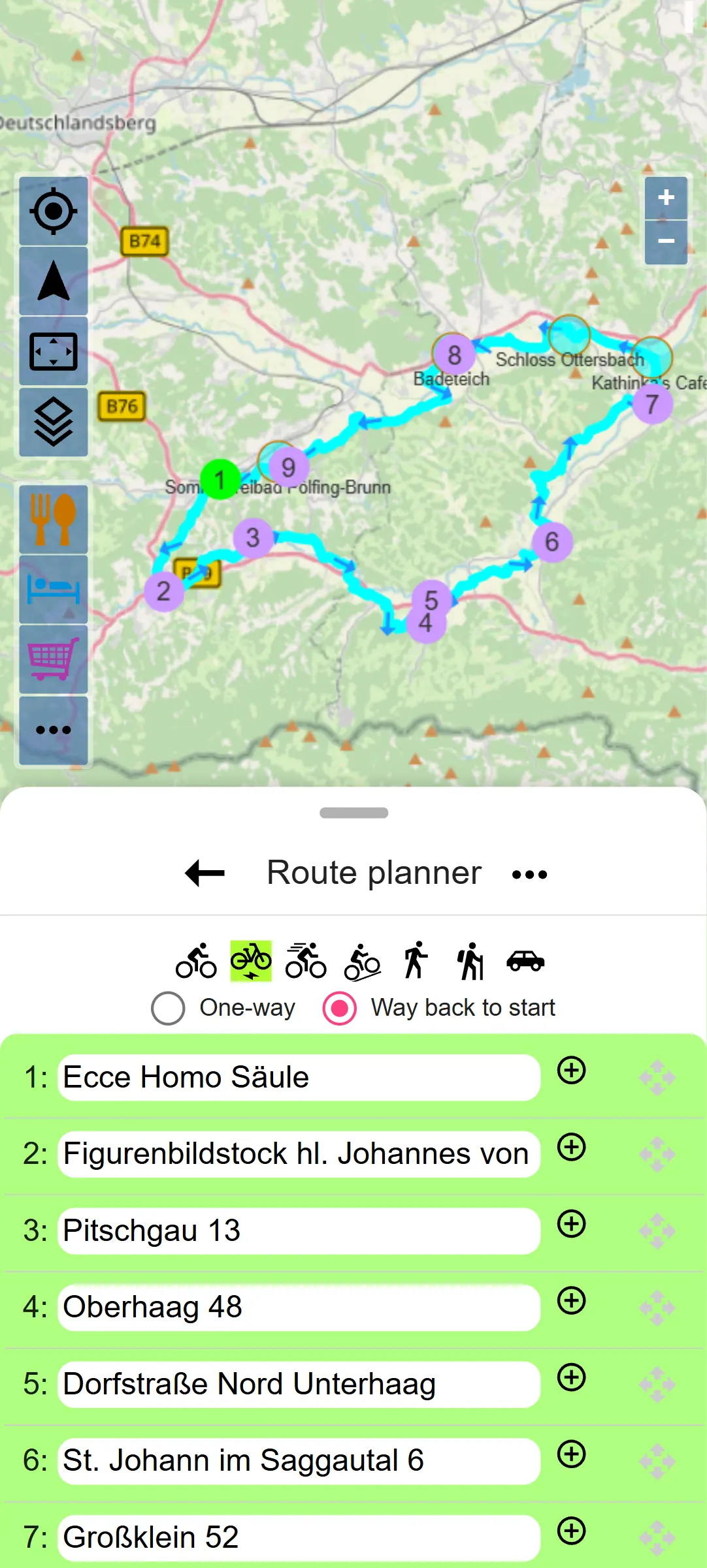 Mobile appointment route and booking planning workflow