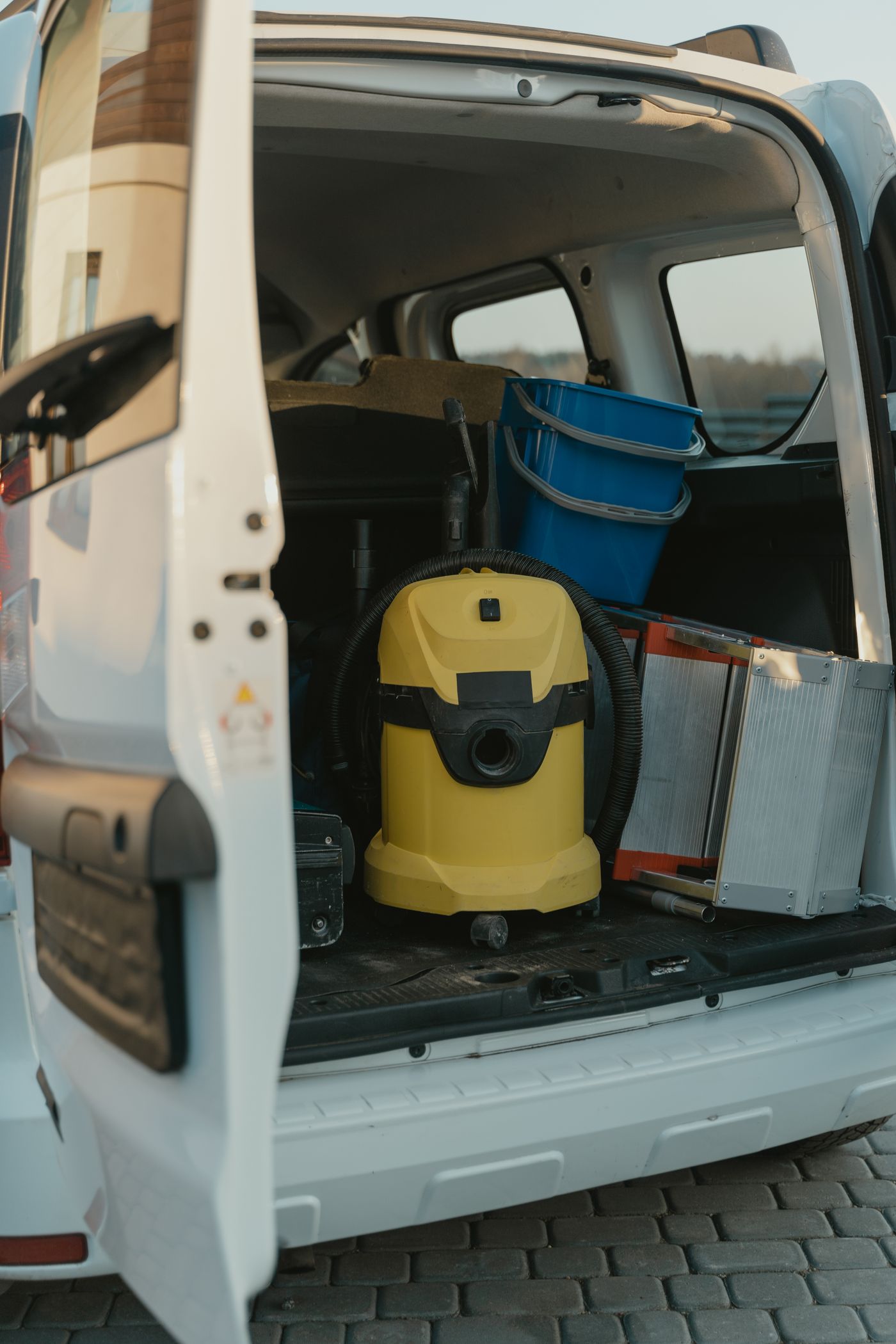 Work van with tools ready for booked trades jobs