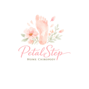 PetalStep Home Chiropody example logo