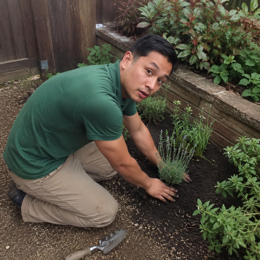 Daniel from Northway Mobile gardening